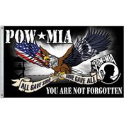 Super Products S36678 POW MIA Flag with 100% Cotton Construction