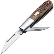 Boker Plus 01BO493 Barlow Folding Pocket Knife with Brown Bone Handle