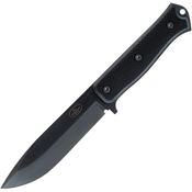Fallkniven S1XB S1x Survival Black Fixed Blade Knife Black Handles