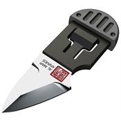 Al Mar K1001GYBK Stinger Keyring Fixed Blade Knife Black/Gray Handles