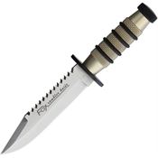 Fox 1699CHAM Mini Fox Satin Fixed Blade Knife Champagne Handles