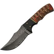 Damascus 1289 Fixed Blade Wood