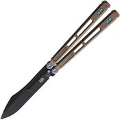 EOS 104 Trident 104 Black Knife Titanium Handles