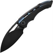 Bestech T2202C Fairchild Framelock Knife Black/Blue Handles