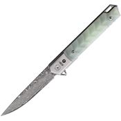 BucknBear 42011J Hornet Linerlock Knife with Jade Handles