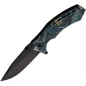 ElitEdge 10A32GC Camo Assist Open Linerlock Knife