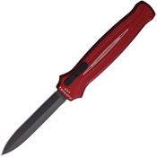 Piranha P20RT Auto Rated-X OTF Black Knife Red Handles