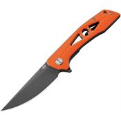 Bestech G23D EYE OF RA Linerlock Knife Orange Handles
