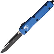 Microtech 1211BL Auto Ultratech Single Edge OTF Knife Blue Handles