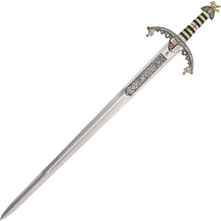 Gladius Swords 248 Richard The Lionheart Sword with Black and Gold ...