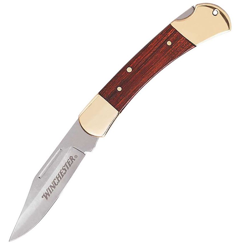 Winchester 41323 Winchester Lockback Knife with Wood Handles - Knife ...