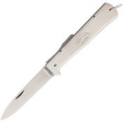 Otter-Messer Mercator Black Stainless Handle Lockback Pocket Knife Satin  Blade