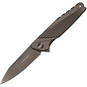 Schrade 1084279 Linerlock Titanium Blade Knife with Gray Titanium Handle