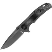 Kershaw 8310 Fringe Framelock Assisted Opening Drop Point Blade with Black TiCN Stainless Handle