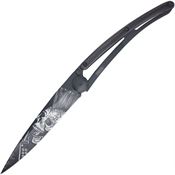 Deejo 1GB148 Tattoo Linerlock Knife 37g Punk