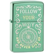 Zippo 14368 Follow Your Way Lighter