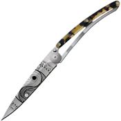 Deejo 1CC201 Tattoo Linerlock Knife 37g Yin Yang