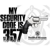 Tin Signs 2480 S&W Security Code 357