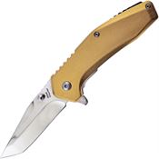 Frost SW888DS Assist Open Linerlock Knife with Desert Handles