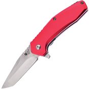 Frost SW888R Assist Open Linerlock Knife with Red Handles