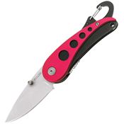 Frost TD00640RB Cliff Dweller Linerlock Knife with Red Handles