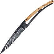 Deejo 1GB166 37g Tattoo Linerlock Samurai