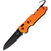 Hogue 34774 Trauma First Response Tool Black Knife Orange Handles