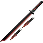 Rite Edge 926971RD Ninja Sword Thrower Set Red