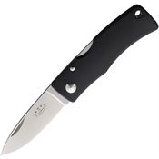 Fallkniven U2PEELMAX U2 Pegasus Elmax Lockback Knife Black Handles