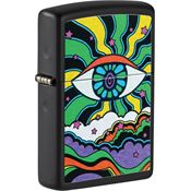 Zippo 70895 Black Light Eye Design Lighter