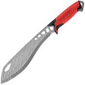 Gerber 3470 Versafix Machete Stainless Fixed Blade Knife Black/Red Handles