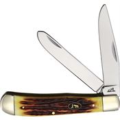 Frost BKH108WABS Blue Tick Trapper Knife Winter Bone Handles