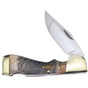 Frost SW405RH Choctaw Lockback Knife Rams Horn Handles