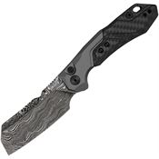 Kershaw 7850BLKDAM Auto Launch 14 Button Lock Damascus Knife Gray Handles