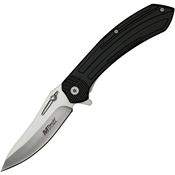 MTech A1201BK Assist Open Linerlock Knife with Black Handles