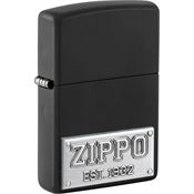 Zippo 74584 Plate Emblem Lighter