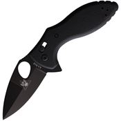 Ka-Bar 2490 TDI Crossbar Lock Satin Folding Knife Black Handles