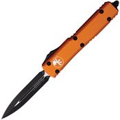 Microtech 1221OR Auto Ultratech Double Edge OTF Knife Orange Handles