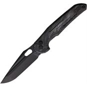 Vosteed TBSG2 Thunderbird Treklock Black Folding Knife Black/Green Handles