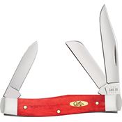 Case XX 10762 Stockman Knife Dark Red Handles