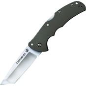 Lynn Thompson T00065 Code 4 Tanto Lockback Knife Gray Handles