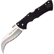 Lynn Thompson T00063 Black Talon II Lockback Knife Black Handles