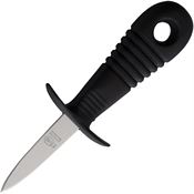 Andre Verdier 205N Oyster Fixed Blade Knife Black Handles