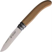 Andre Verdier I3681317 L'Alpage Stainless Steel Folding Knife Beechwood Handles
