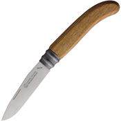 Andre Verdier I3681330 L'Alpage Stainless Steel Folding Knife Oak Handles