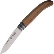 Andre Verdier I3681331 L'Alpage Stainless Steel Folding Knife Walnut Handles
