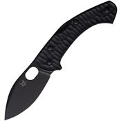 Fox 311BK Zero 2.0 Lockback Knife Black Handles