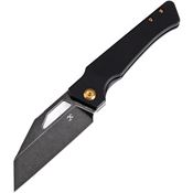 Kansept 1033A1 Egress Linerlock Knife Black G10 Handles