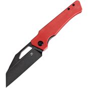 Kansept 1033A5 Egress Linerlock Knife Red G10 Handles