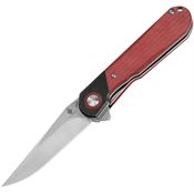 Kizer 3614C4 Comet Linerlock Knife Red Handles